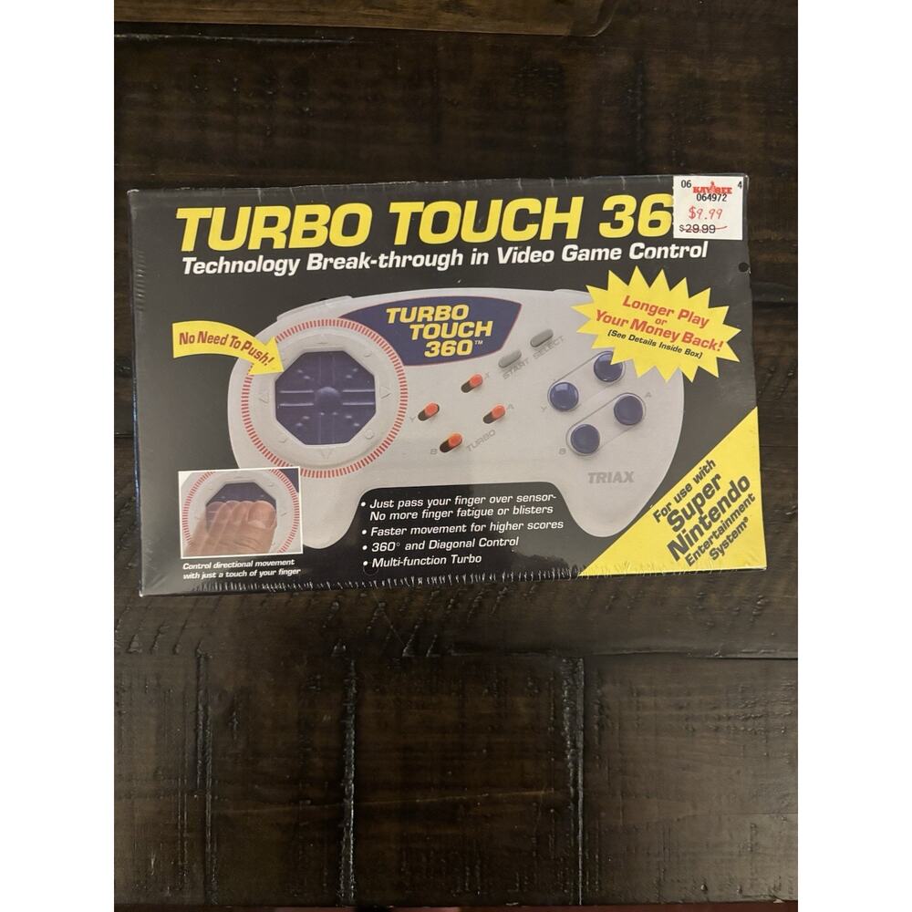 TRIAX Turbo Touch 360 Controller for NINTENDO NES New Factory Sealed